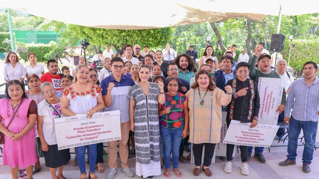 30 artesanas y artesanos recibieron un apoyo de 450 mil pesos