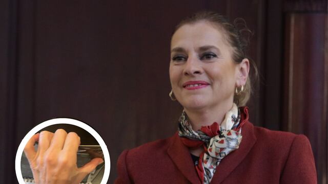 Beatriz Gutiérrez Müller se mostró contenta por el regreso a clases de su hijo