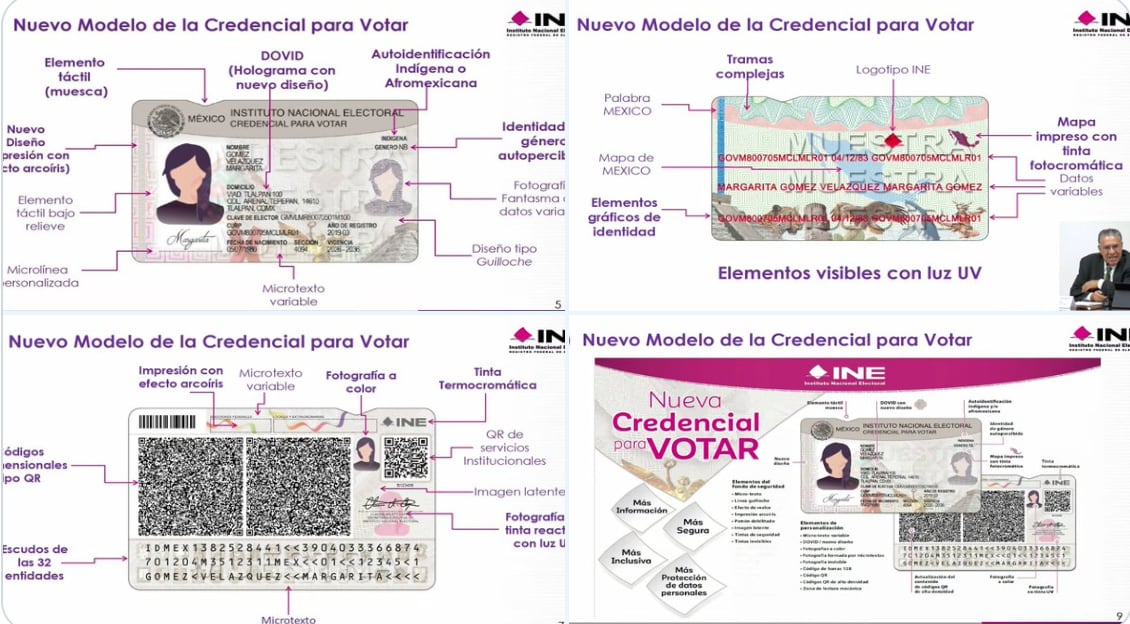 Nuevo modelo credencial INE