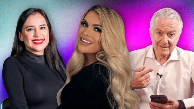 Sandra Cuevas, Wendy Guevara y Santiago Creel