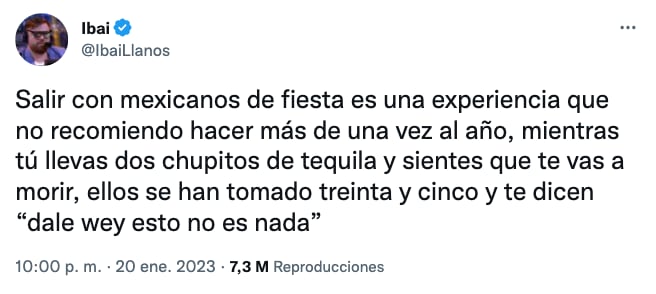 Tuit de Ibai Llanos