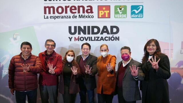 Candidatos de Morena para la elecciones 2022