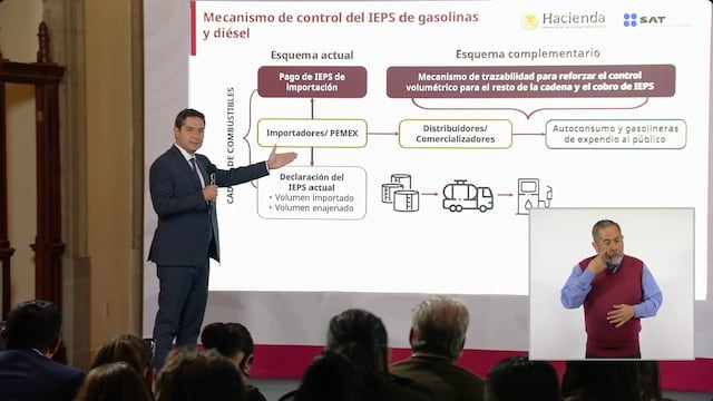 Antonio Martínez Dagnino explica cómo funcionará la trazabilidad del IEPS en combustibles