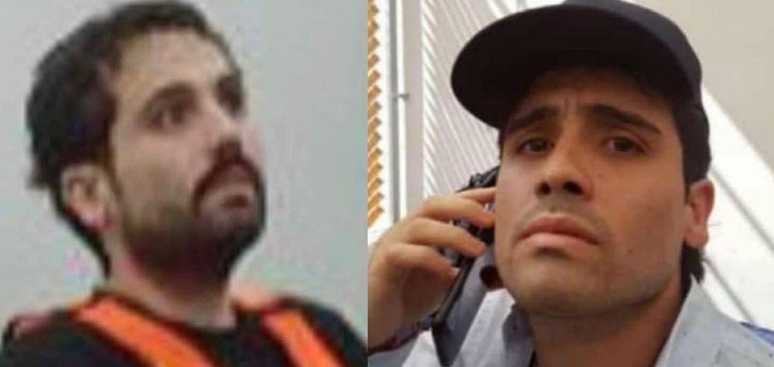 Ovidio Guzmán, con y sin barba