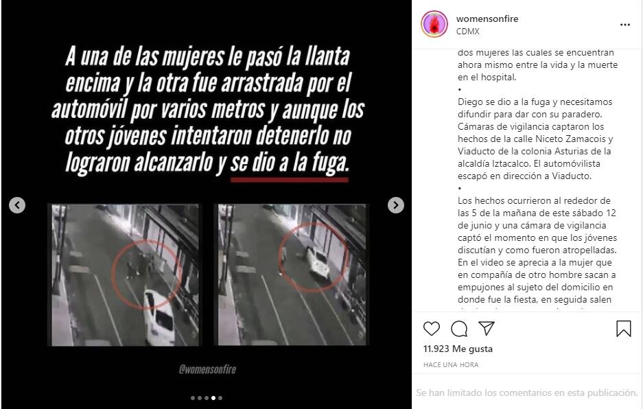 Identifican a hombre que atropelló a su novia y amiga en Iztacalco