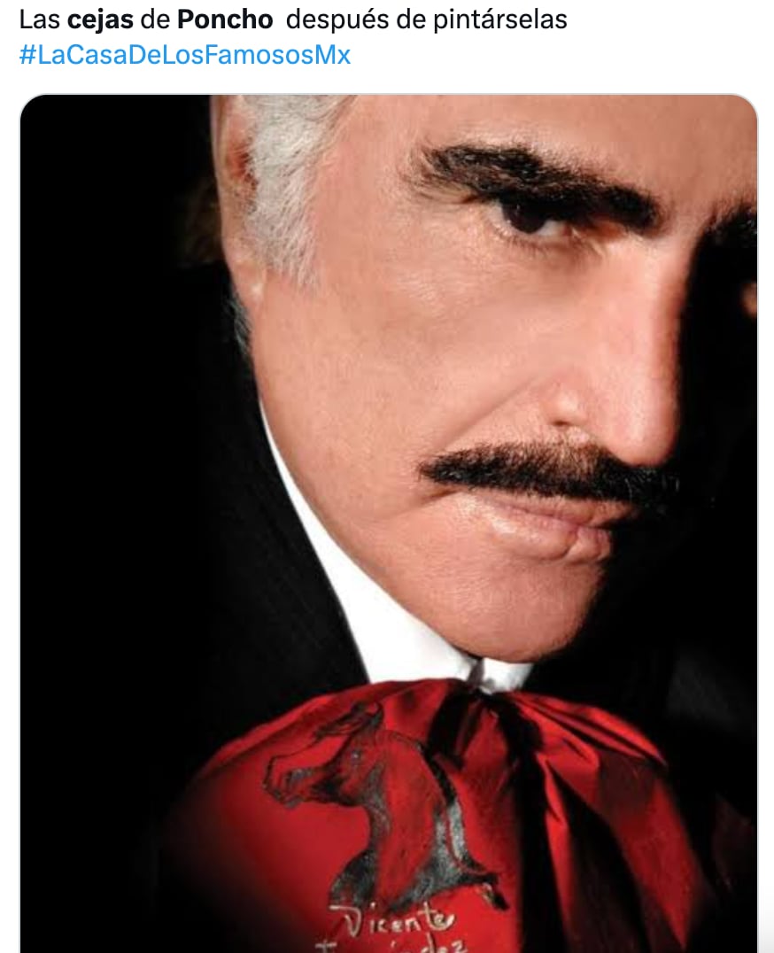 Poncho de Nigris y sus cejas desatan memes en redes sociales