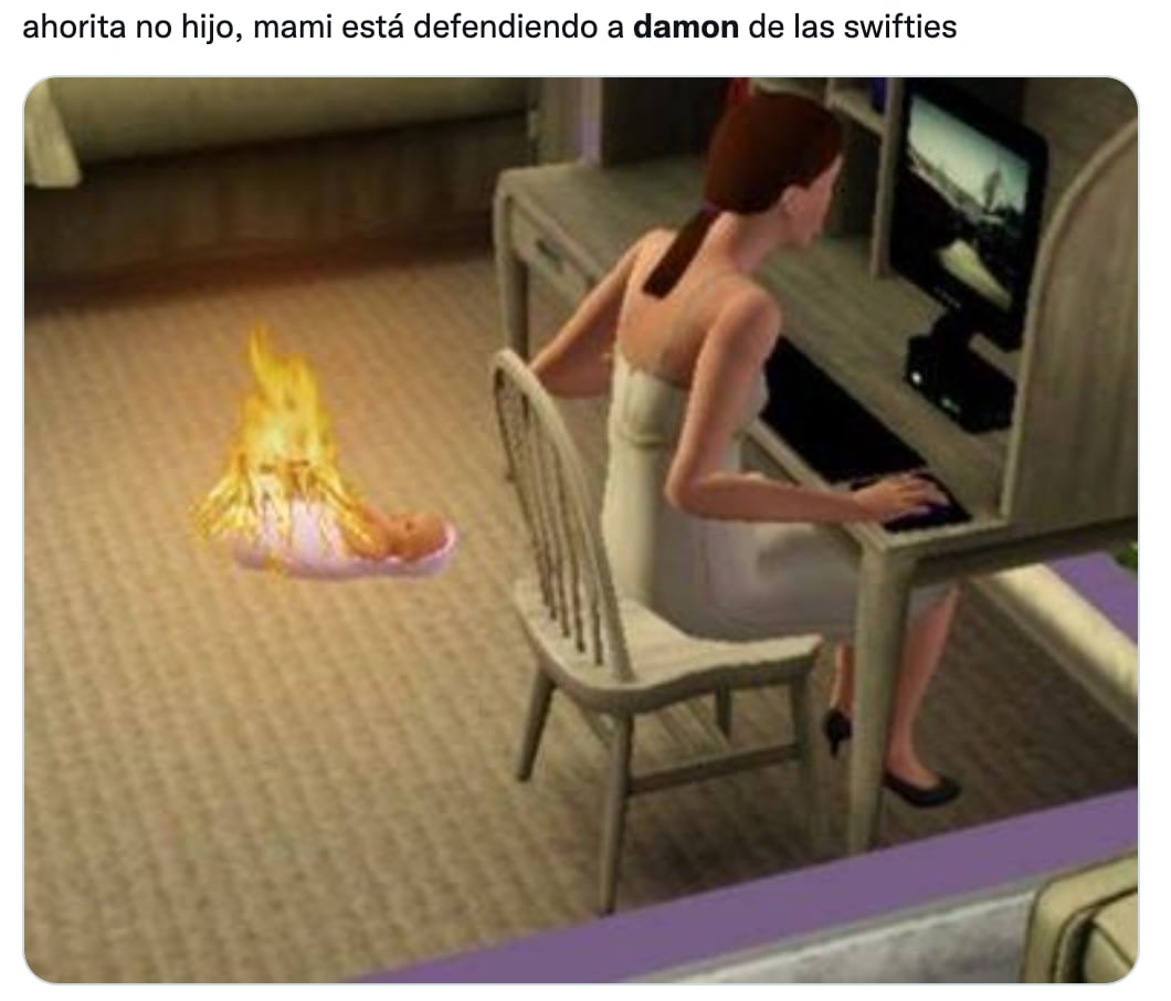 memes sobre Damon Albern y Taylor Swift