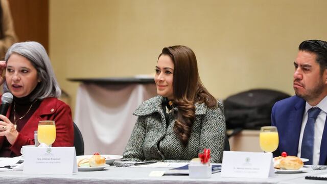 Tere Jiménez en Asamblea Plenaria de la Mesa Ciudadana de Seguridad y Justicia