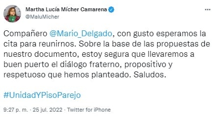 Tuit de Malu Micher
