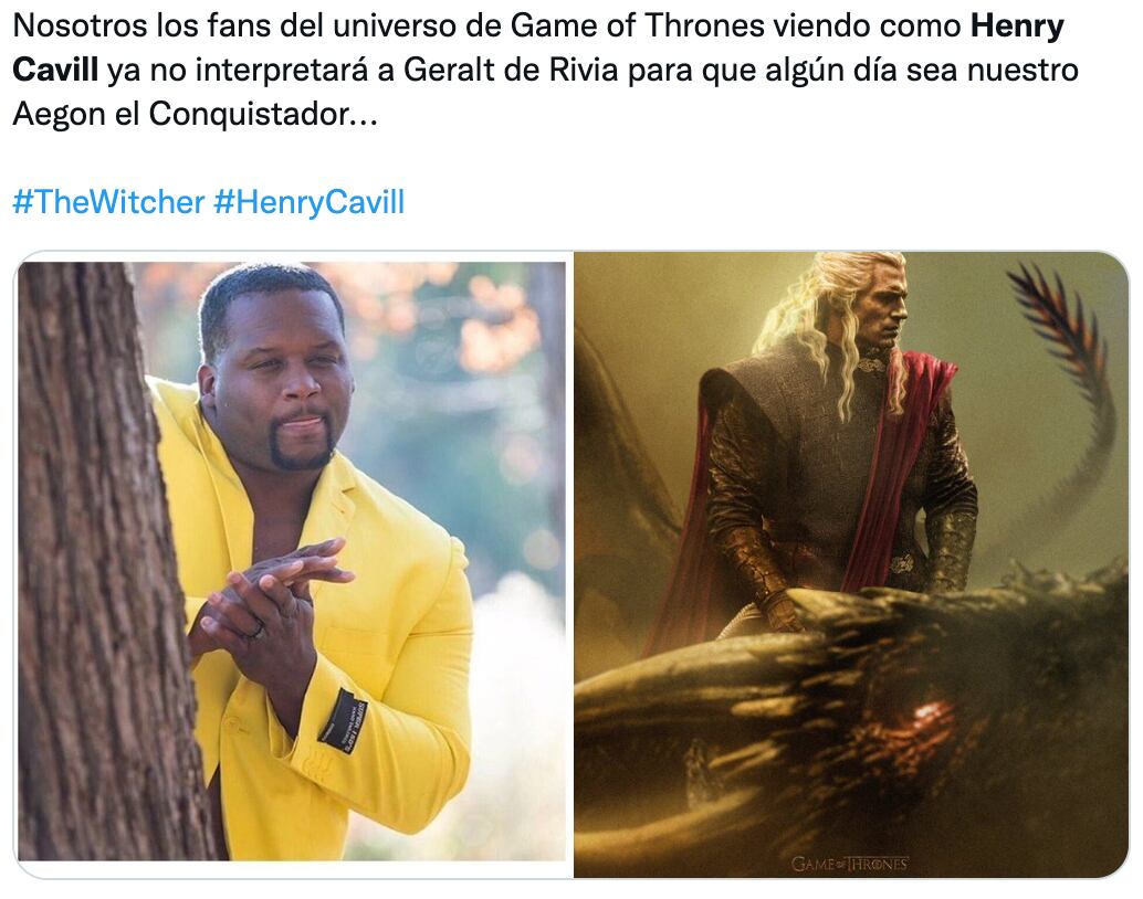 Memes sobre la salida de Henry Cavill en The Witcher