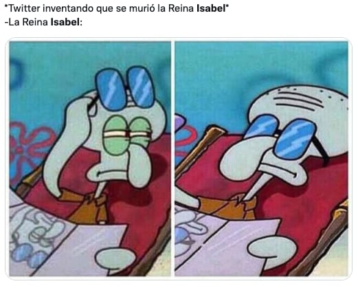 Memes sobre la muerte de la reina Isabel II