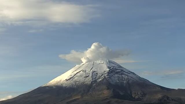 Volcán Popocatépetl el 19 de julio