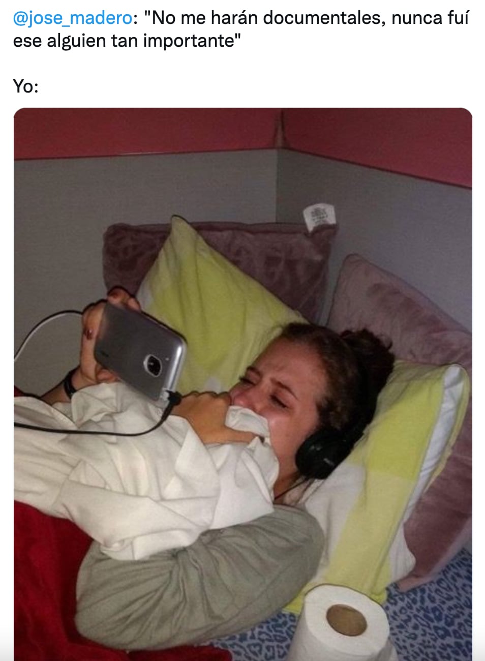 Meme por disco de José Madero