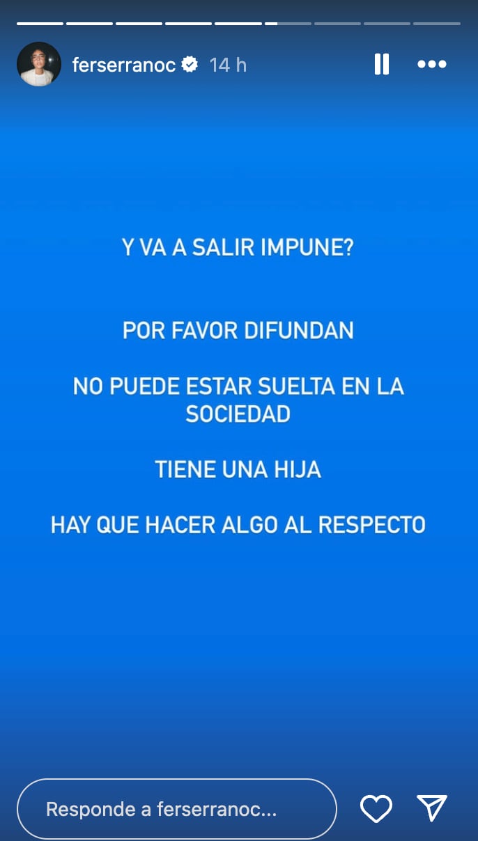 Redes sociales de Fer Serrano, esposa de Santiago Giménez