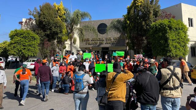 Manifestación en la UDLAP