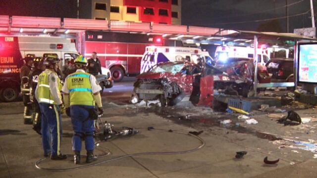 Fuerte choque en Tlalpan. Dos muertos.