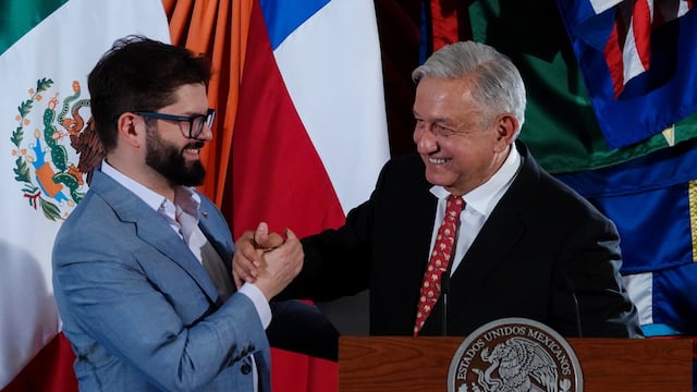 Gabriel Boric y AMLO