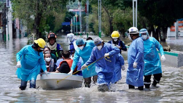 Inundación en hospital del IMSS en Tula