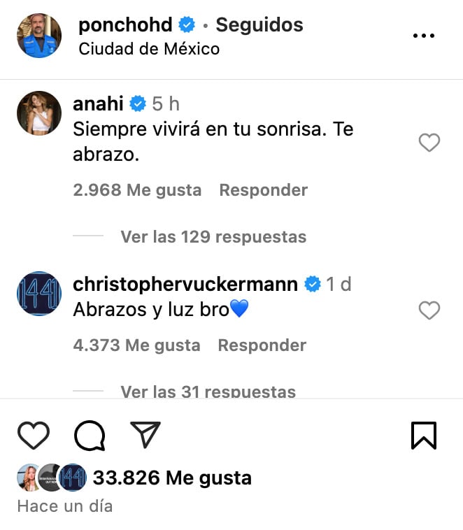 Mensajes de los ex RBD a Poncho Herrera