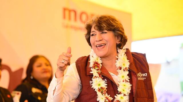 Delfina Gómez en Chalco