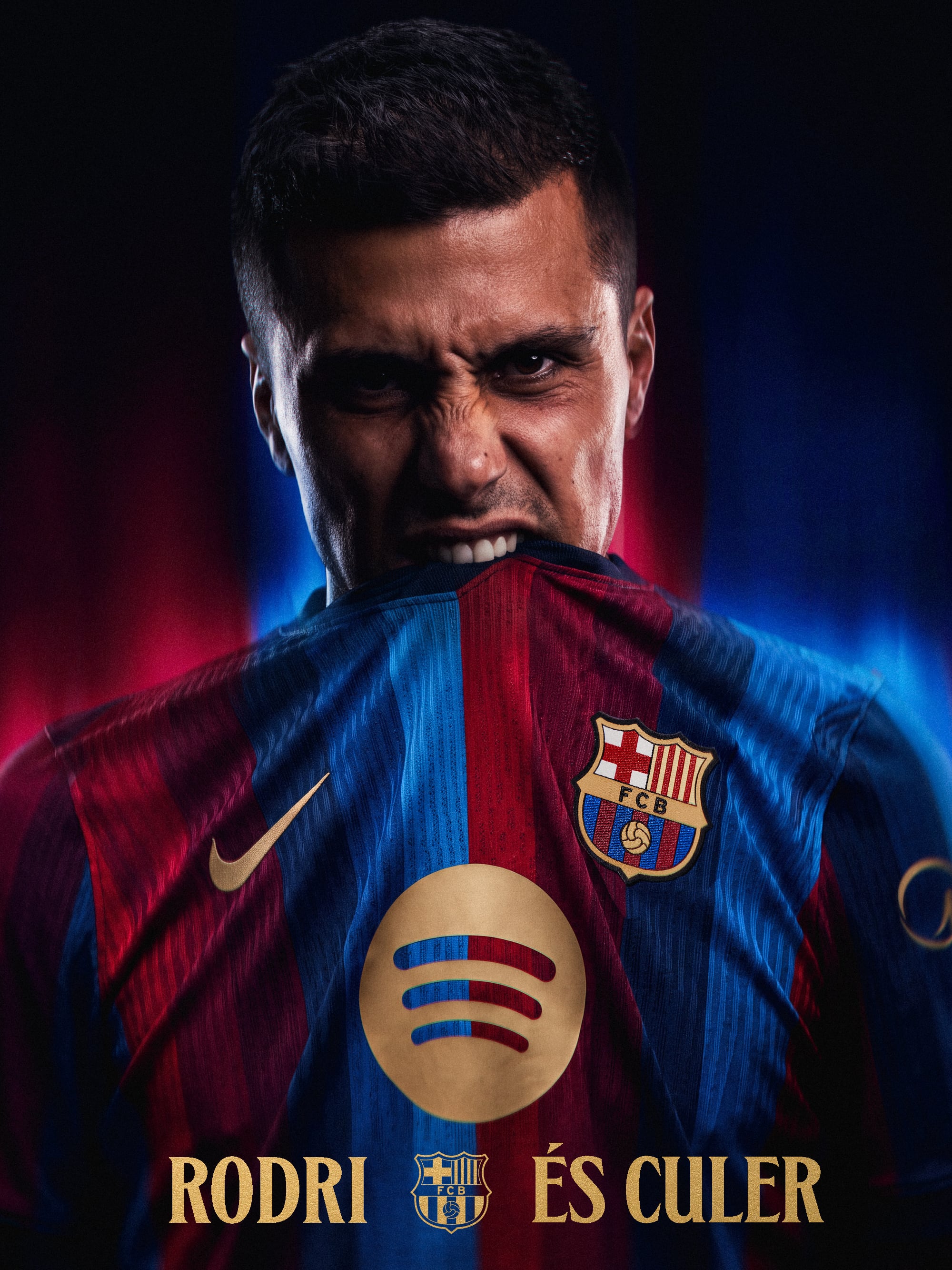 Rodri firmó un contrato por cuatro temporadas con el FC Barcelona