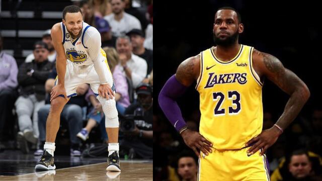 Stephen Curry y LeBron James