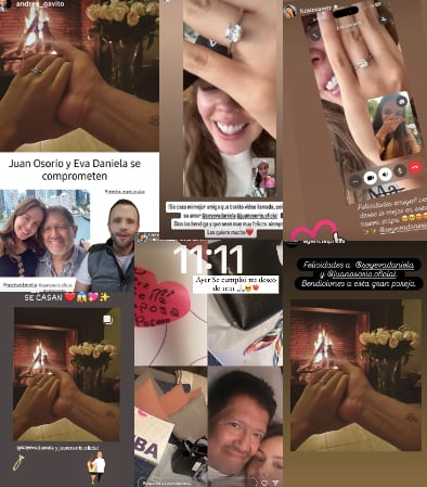 Les llueven las felicitaciones a Eva Luna y Juan Osorio