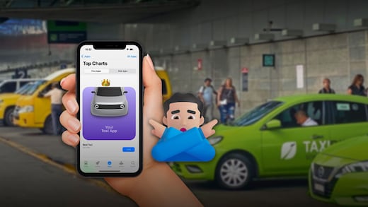 Taxis de aplicación siguen sin autorización para operar en el AICM