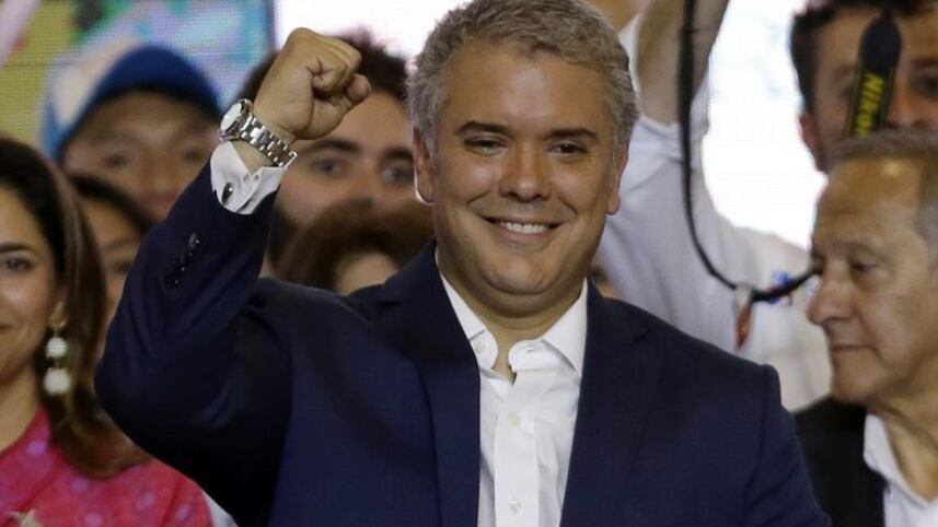 Iván Duque. Felicitaciones.