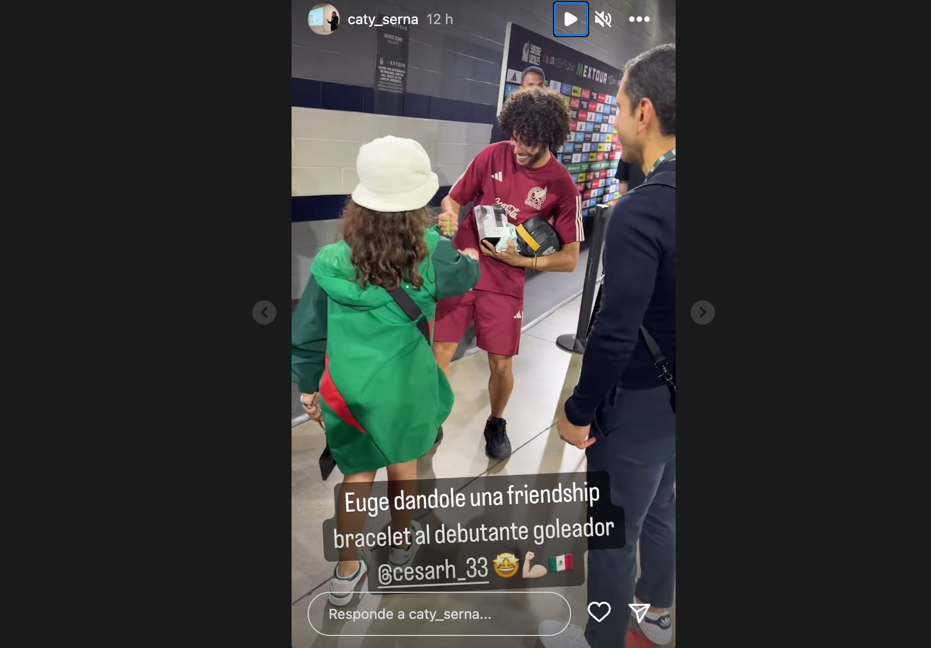 Regalo de la hija de Jaime Lozano al Chino Huerta