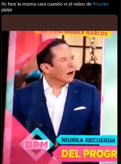 Reacción de Gustavo Adolfo por topless de Niurka.