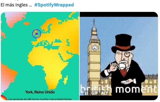 Memes de la salida del Spotify Wrapped 2023