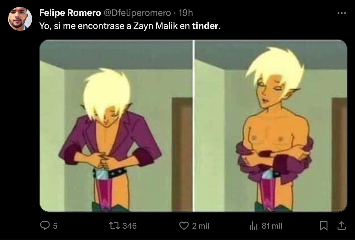 Zayn Malik está siendo funado por conversación filtrada donde quería un trío y solo provoca memes