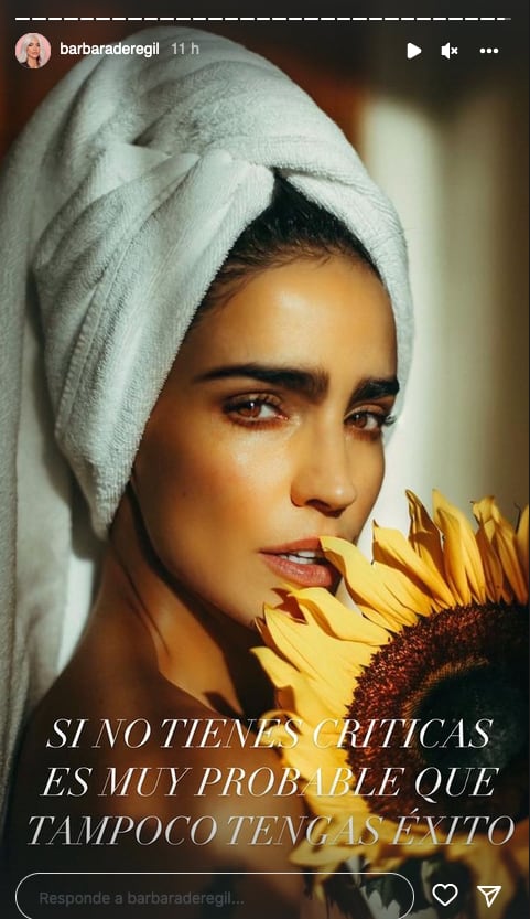 Bárbara de Regil comparte mensaje de empoderamiento.