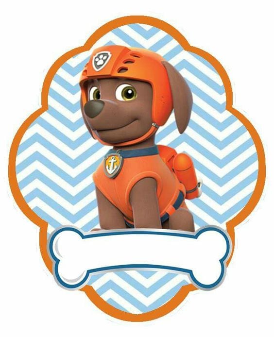 Sticker de Zuma de Paw Patrol