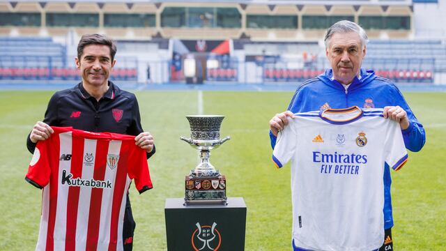 Marcelino Garcia Toral y Carlo Ancelotti