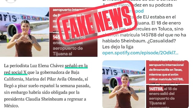 Gobierno de Baja California desmintió versiones sobre un supuesto viaje de Marina del Pilar a Madrid