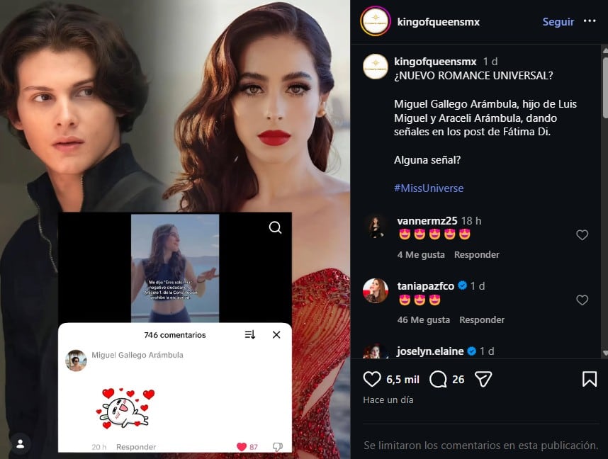 Hijo de Aracely Arámbula y Luis Miguel es vinculado con Fátima Bosch; esto sabemos