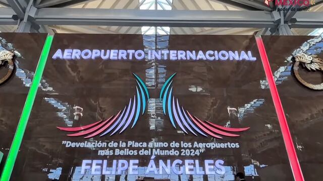AIFA, uno de los aeropuertos más bellos del mundo 2024