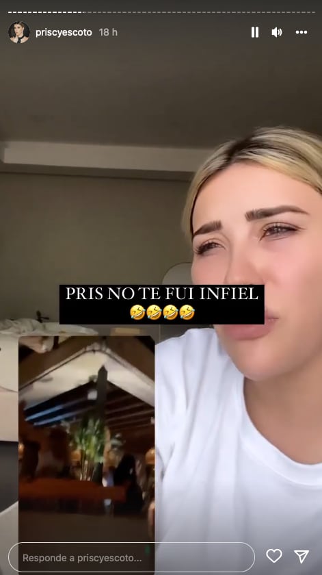 Priscy Escoto expone infidelidad de su novio.