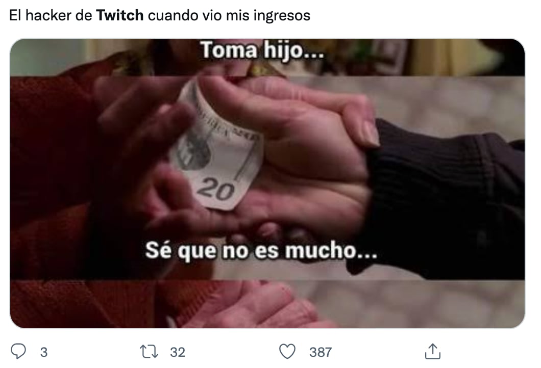Memes de la filtración de Twitch