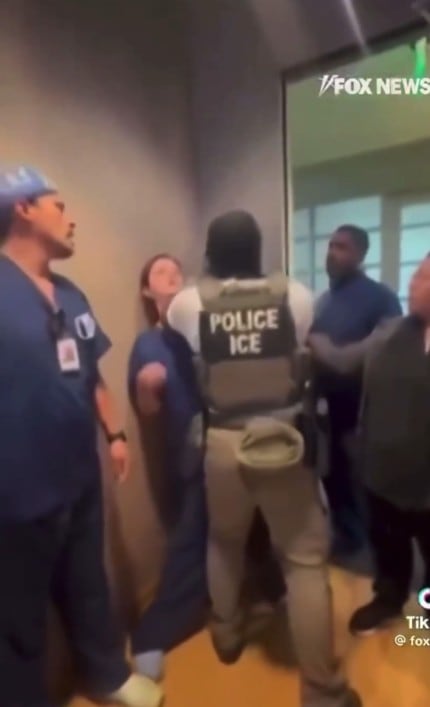 Denuncian a trabajadores de salud por interferir con agentes de ICE