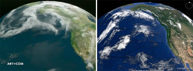 Similitudes de Google Earth, tal y como lo muestra 'El Código de la Discordia' en Netflix