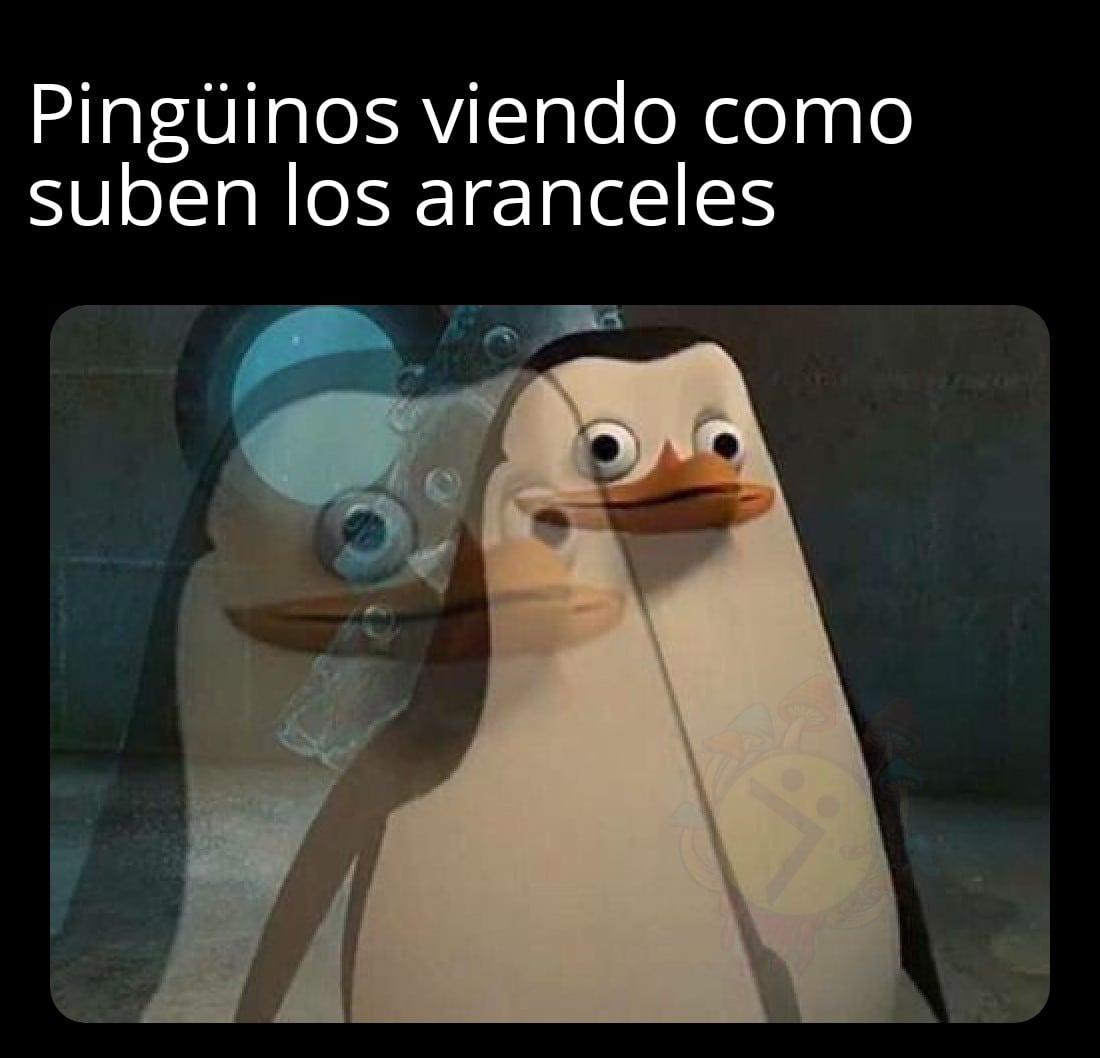 Los memes sobre los aranceles a pingüinos por Donald Trump