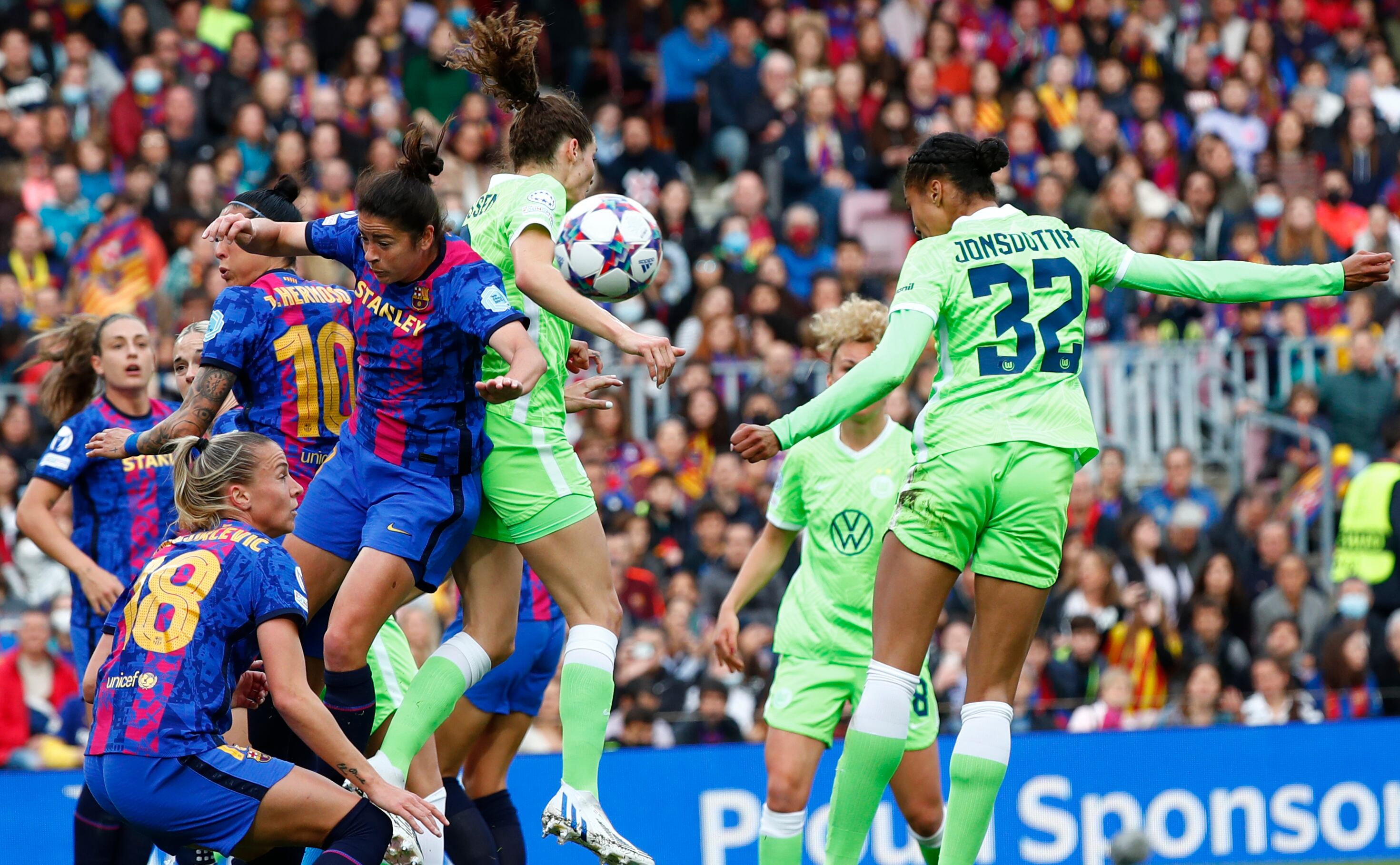 Barcelona femenil (AP Photo/Joan Monfort)