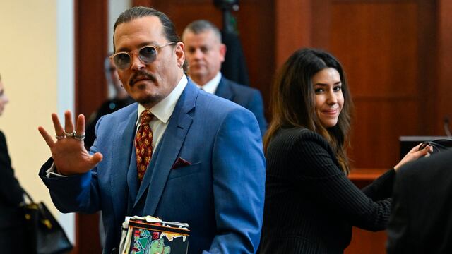 Camille Vasquez y Johnny Depp