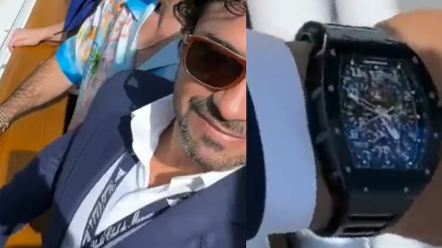 José Luis Toledo Medina con reloj de 3.5 millones de pesos