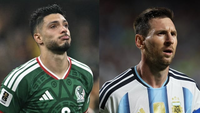 Raúl Jiménez y Lionel Messi.