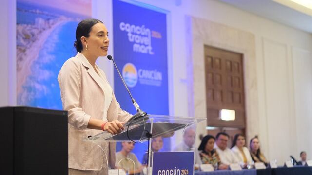 Josefina Rodríguez inaugura el Cancún Travel Mart 2024