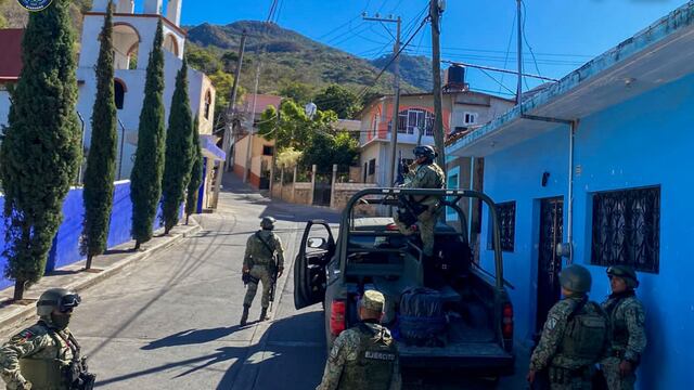 Operativo por hombres secuestrados en Santa Fe Tepetlapa, Guerrero